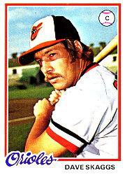 1978 Topps 593 Dave Skaggs RC