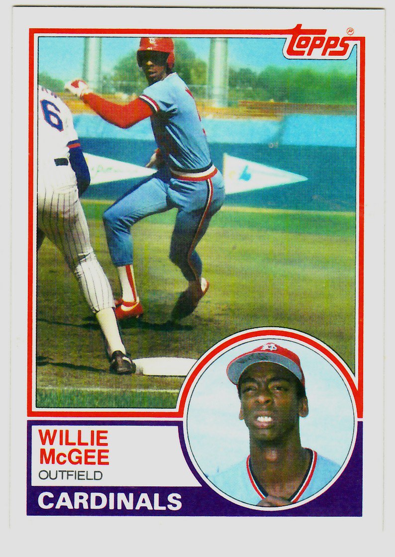 1983 Topps 49 Willie McGee RC
