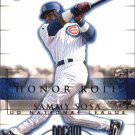 2002 Upper Deck Honor Roll 9 Sammy Sosa NLD9 2002 Upper Deck Honor Roll 9 Sammy Sosa NLD9