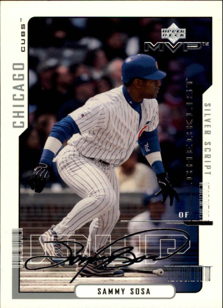 2000 Upper Deck MVP Silver Script 219 Sammy Sosa