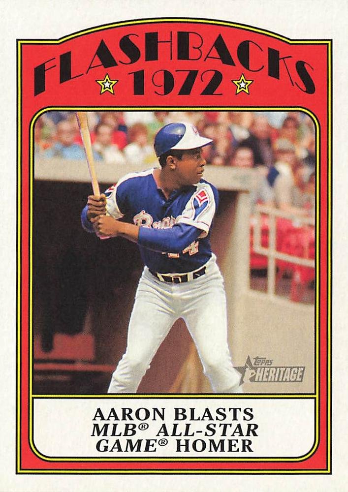 2021 Topps Heritage Baseball Flashbacks BFBHA Hank Aaron