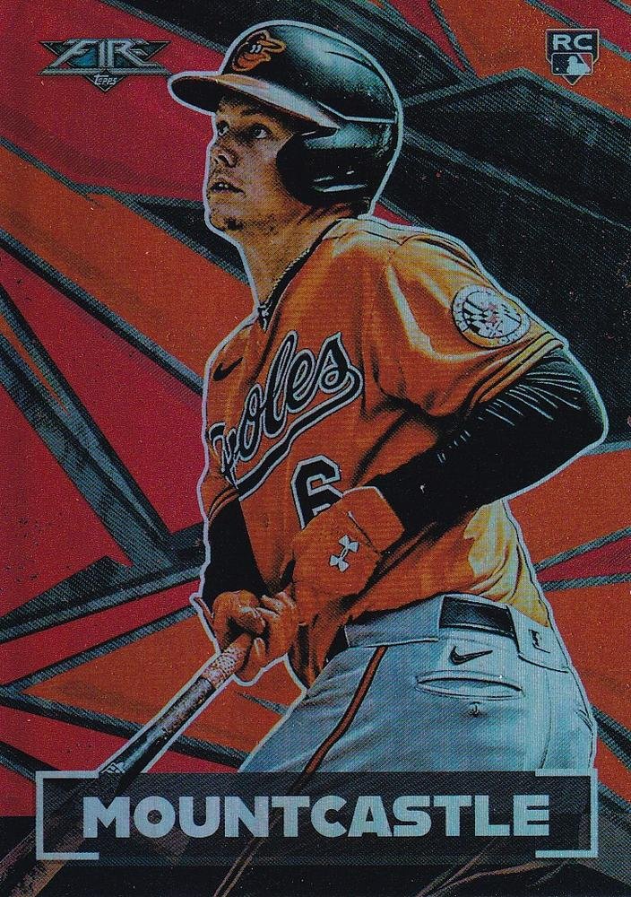 2021 Topps Fire Flame 96 Ryan Mountcastle
