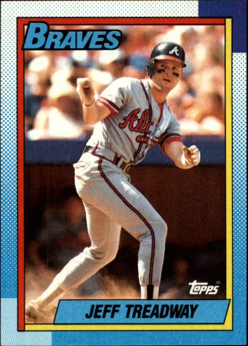 1990 Topps 486 Jeff Treadway