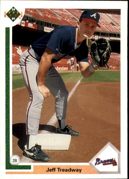 1991 Upper Deck 499 Jeff Treadway