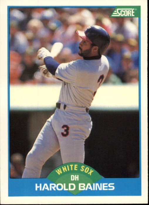 1989 Score 128 Harold Baines
