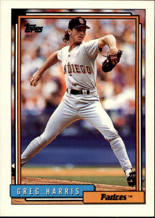 1992 Topps 636 Greg Harris