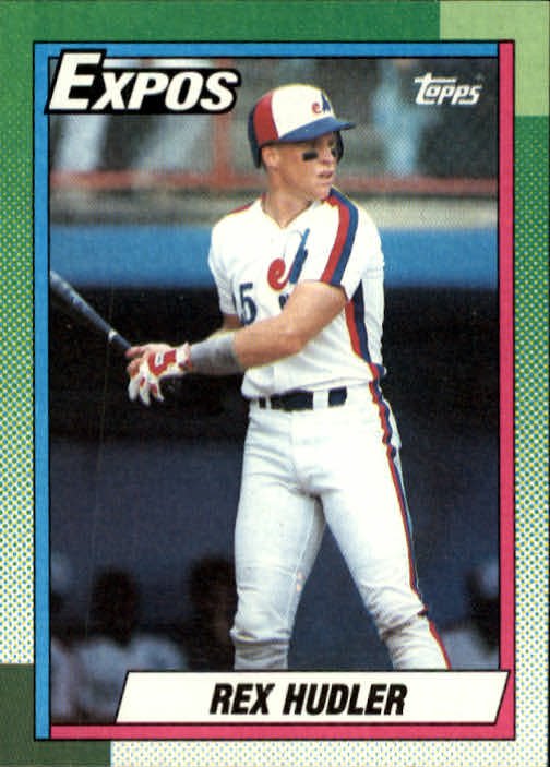 1990 Topps 647 Rex Hudler