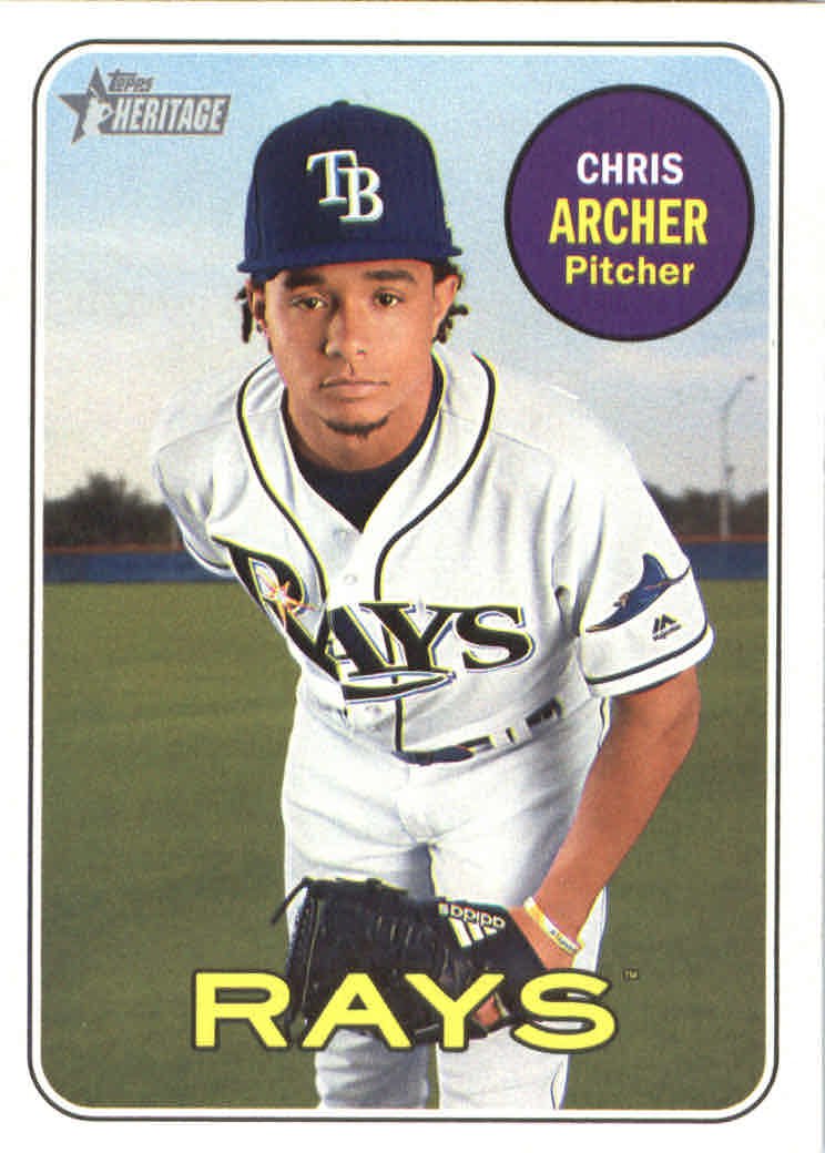 2018 Topps Heritage 286 Chris Archer