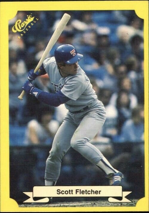 1987 Classic Update Yellow/Green Backs 118 Scott Fletcher