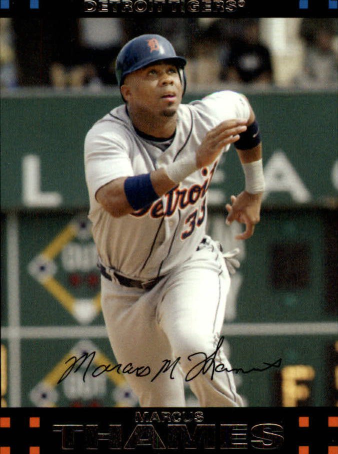 2007 Topps Update 75 Marcus Thames