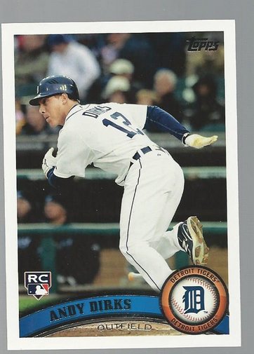 2011 Topps Update US66 Andy Dirks RC