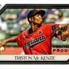 2021 Topps Gallery Printer Proof 80 Triston McKenzie RC