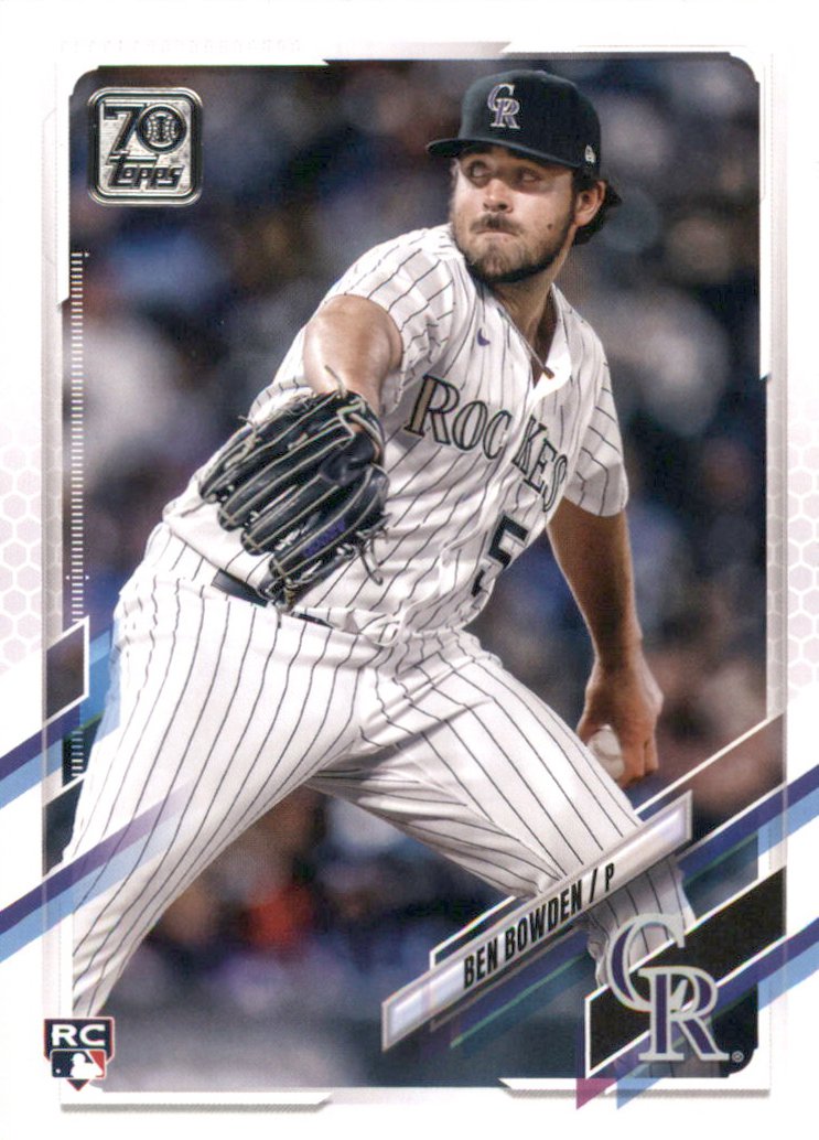 2021 Topps Update US298 Ben Bowden RC