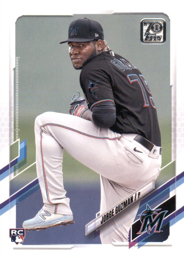 2021 Topps Update US321 Jorge Guzman RC