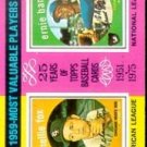 1975 Topps 197 Nellie Fox/Ernie Banks MVP