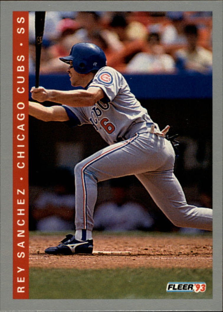 1993 Fleer 24 Rey Sanchez