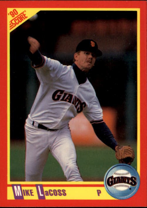 1990 Score 253 Mike LaCoss