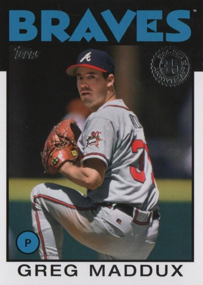 2021 Topps Update '86 Topps 86B41 Greg Maddux