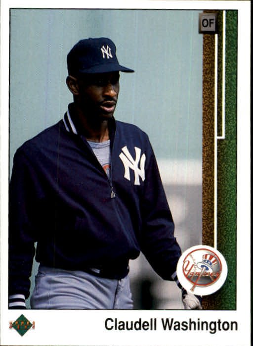 1989 Upper Deck 310 Claudell Washington