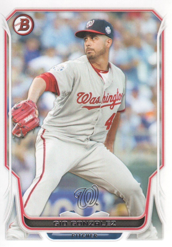 2014 Bowman 141 Gio Gonzalez