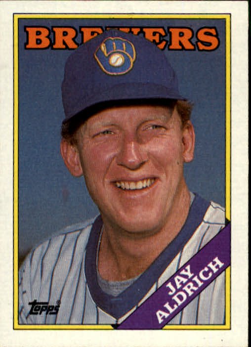 1988 Topps 616 Jay Aldrich