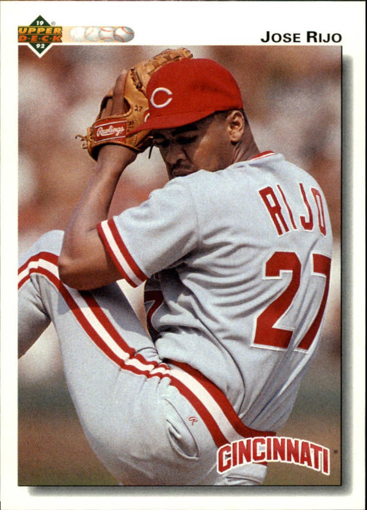 1992 Upper Deck 258 Jose Rijo