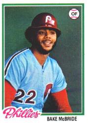 1978 Topps 340 Bake McBride