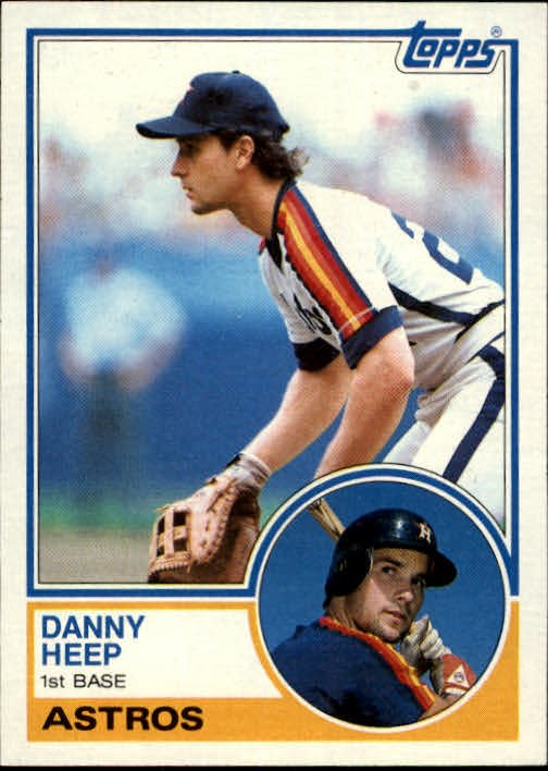 1983 Topps 538 Danny Heep