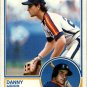 1983 Topps 538 Danny Heep