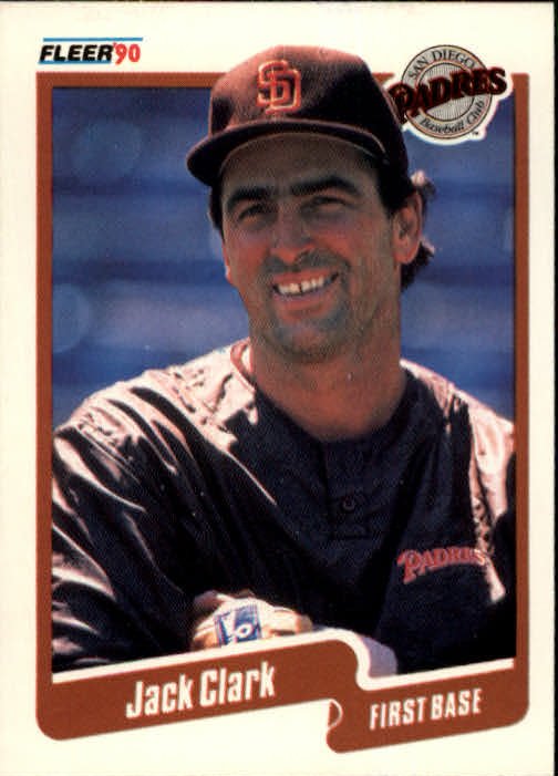 1990 Fleer 152 Jack Clark