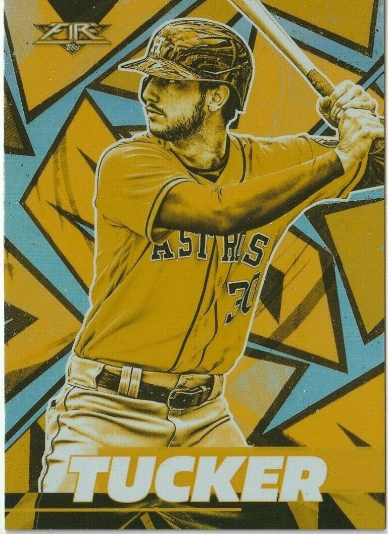 2021 Topps Fire Gold Minted 32 Kyle Tucker