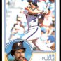 1983 Topps 752 Luis Pujols