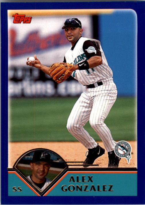 2003 Topps 96 Alex Gonzalez