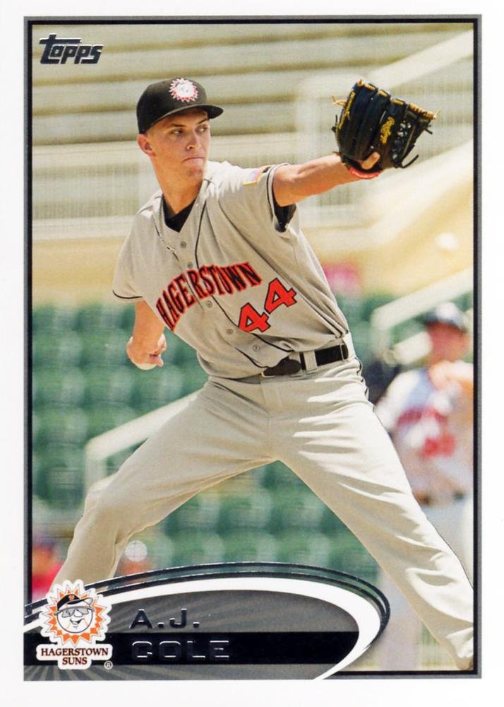 2012 Topps Pro Debut 183 A.J. Cole