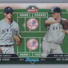 2013 Bowman Draft Dual Draftee JC Aaron Judge/ Ian Clarkin 2013 Bowman Draft Dual Draftee JC Aaron Judge/ Ian Clarkin