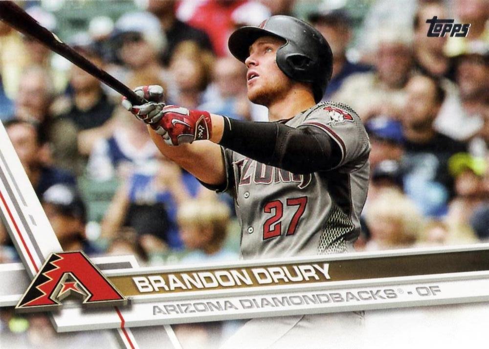 2017 Topps 470 Brandon Drury