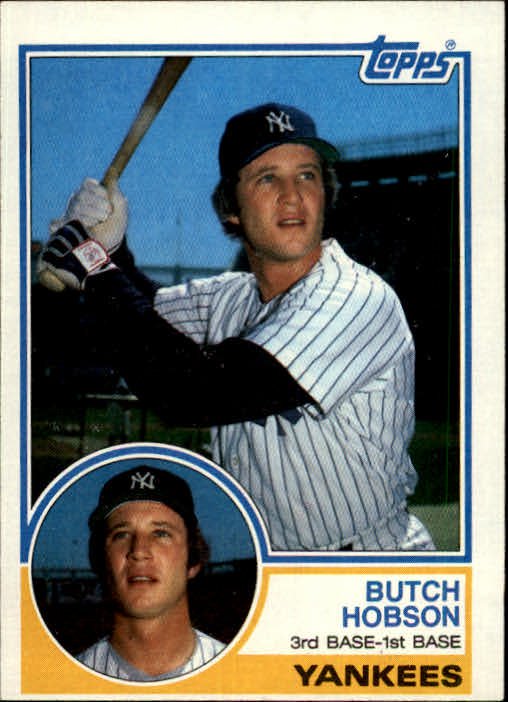 1983 Topps 652 Butch Hobson