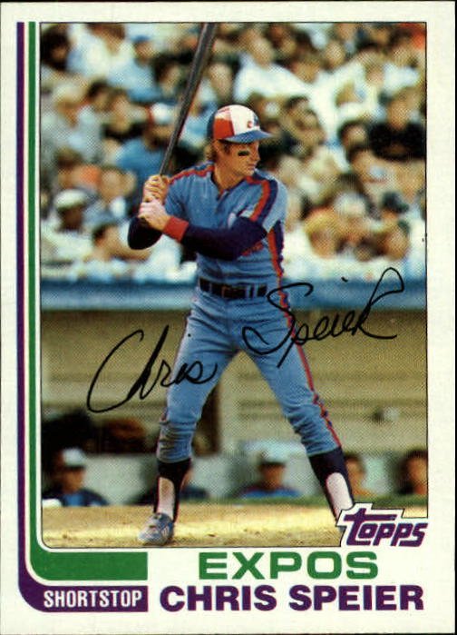 1982 Topps 198 Chris Speier