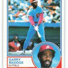 1983 Topps 615 Garry Maddox 1983 Topps 615 Garry Maddox