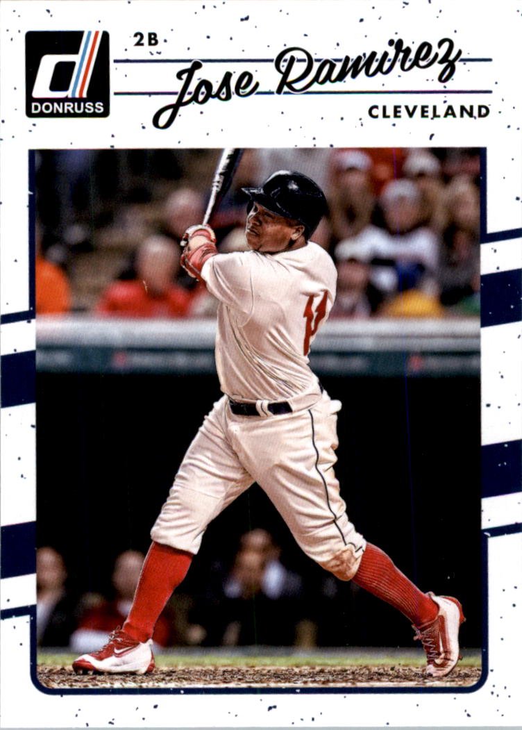 2017 Donruss 85 Jose Ramirez