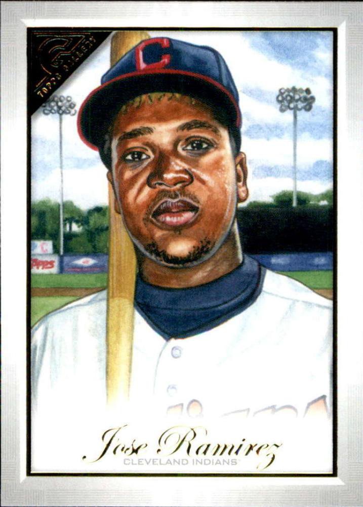 2019 Topps Gallery 137 Jose Ramirez