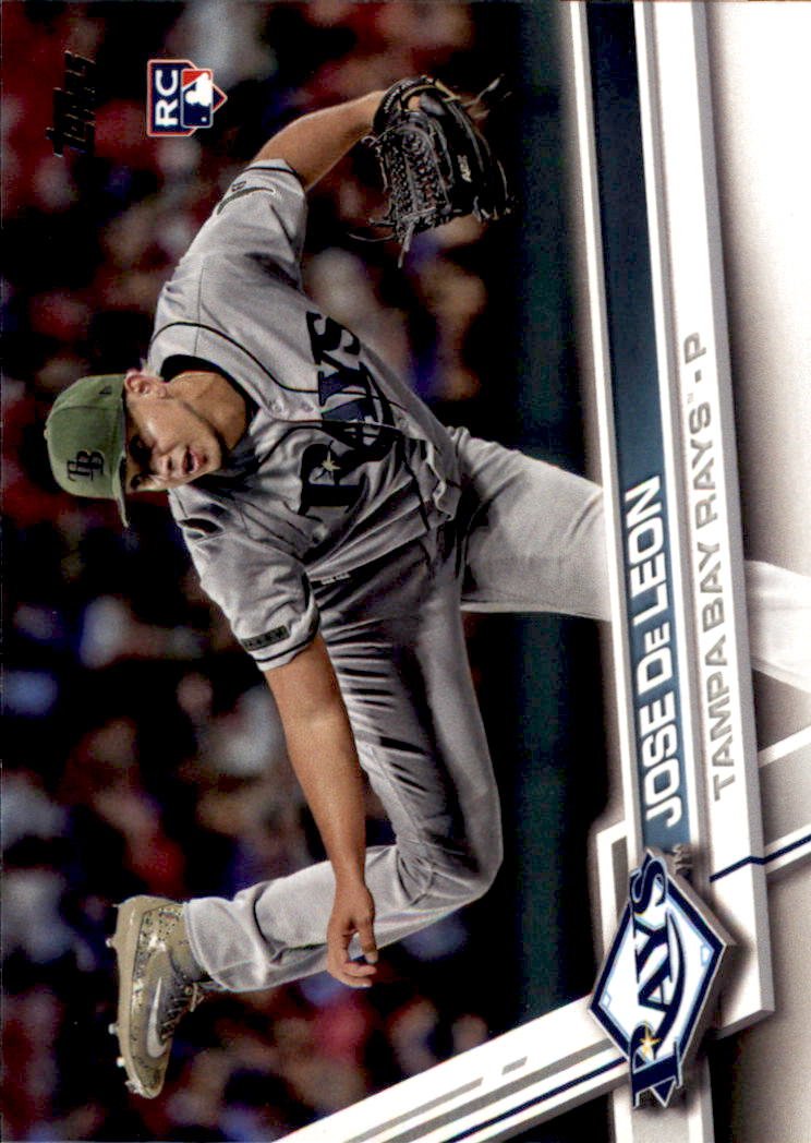 2017 Topps Update US186 Jose De Leon RC