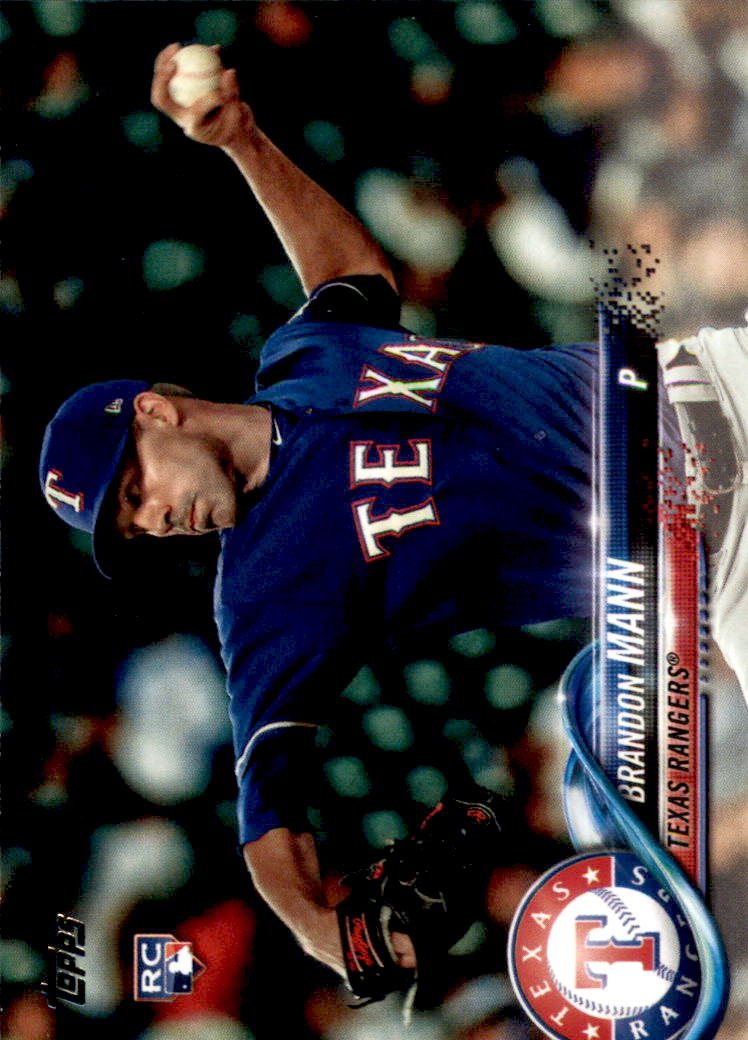 2018 Topps Update US208 Brandon Mann RC