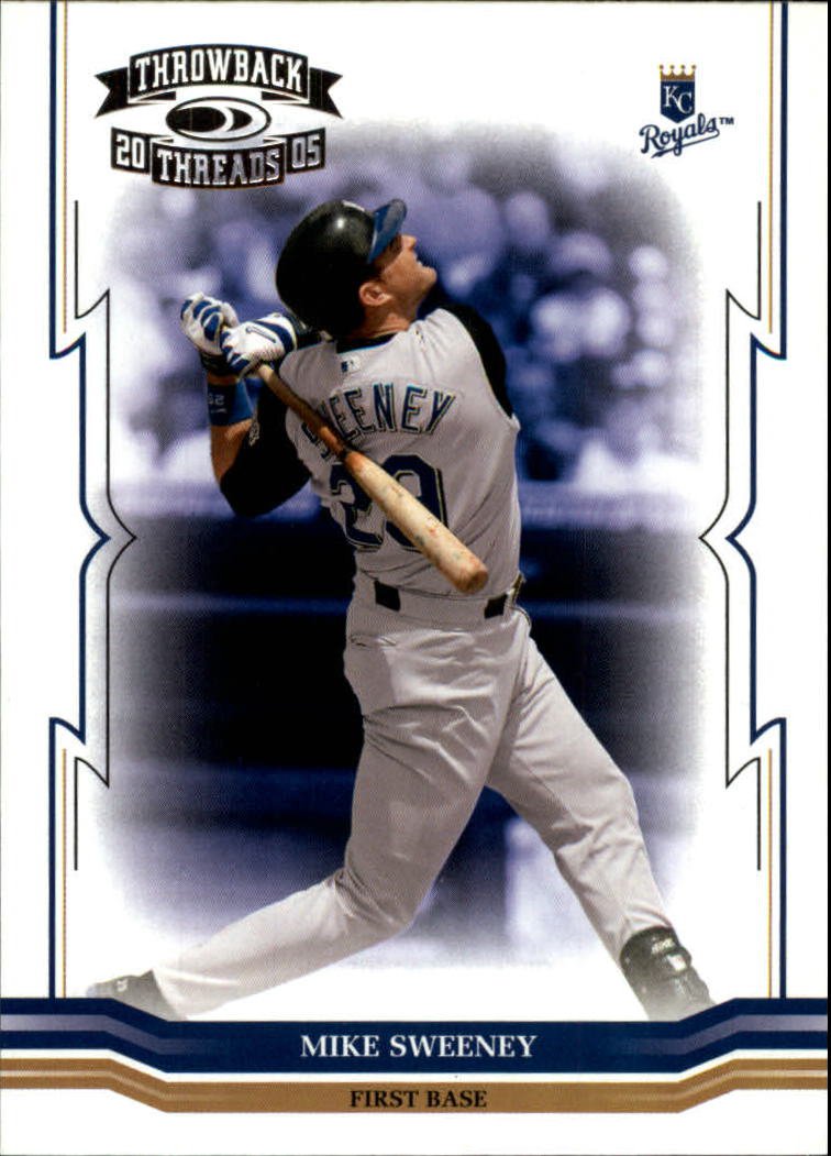 2005 Throwback Threads 58 Mike Sweeney