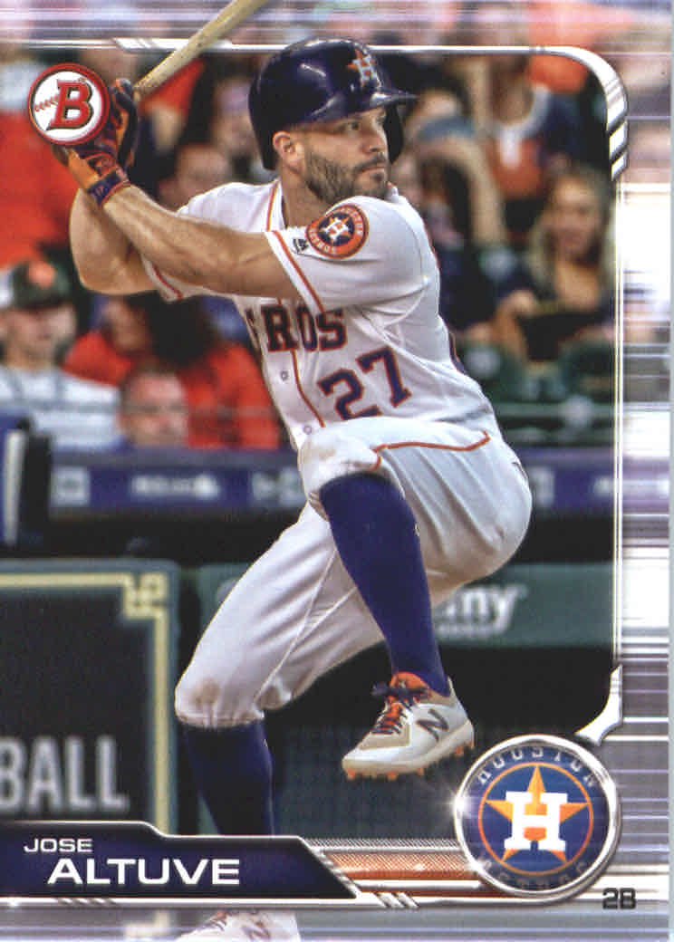 2019 Bowman 62 Jose Altuve