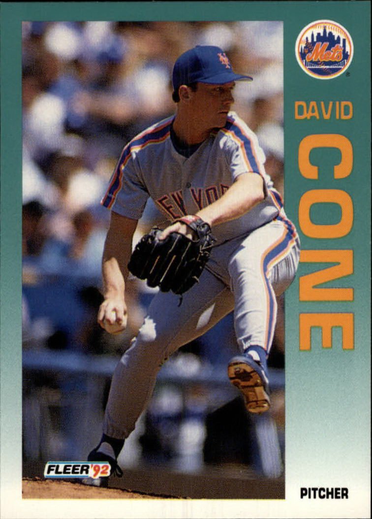 1992 Fleer 501 David Cone