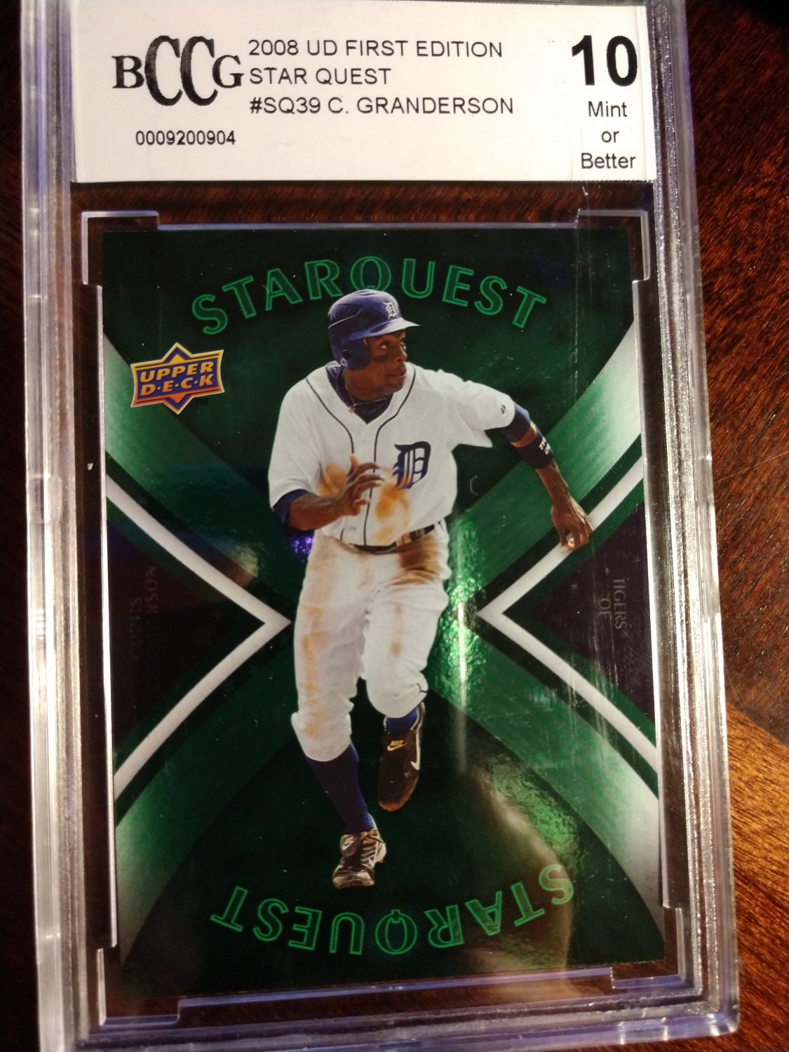 2008 UD First Edition Star Quest SW39 Curtis Granderson (PSA 10)