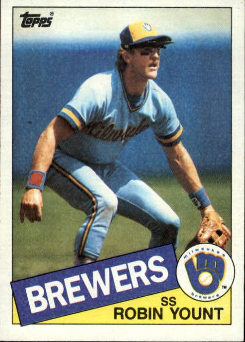 1985 Topps 340 Robin Yount