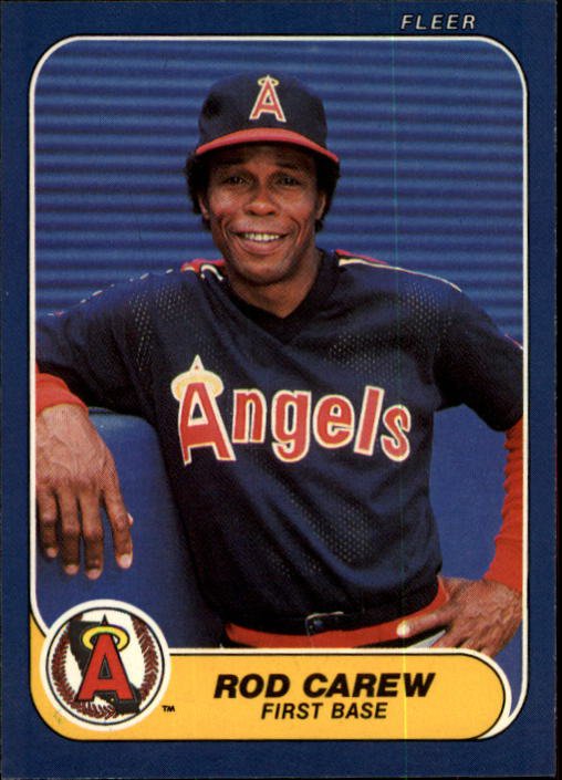 1986 Fleer 151 Rod Carew