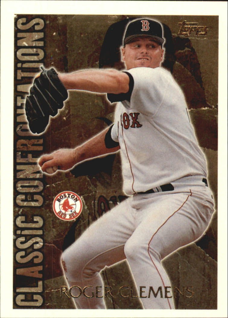 1996 Topps Classic Confrontations CC13 Roger Clemens